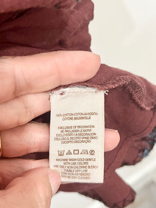 Free People casual bpho set: blouse and shorts, S