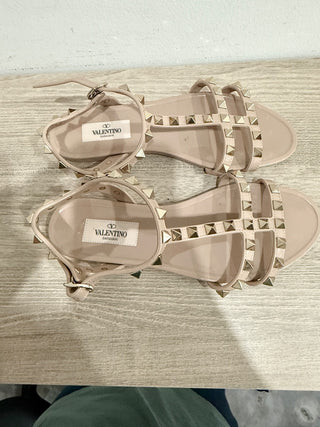 Valentino jelly rockstud flat sandals, 35