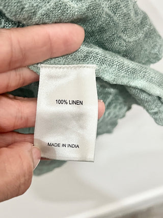 Muche Muchette gauze eyelet set skirt and blouse, top S/M bottom one size