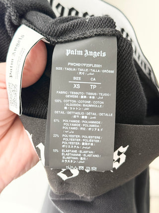 Palm angels crop top and logo leggings, XS