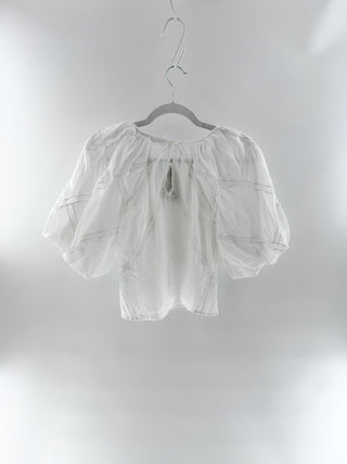 Frame linen eyelet top, XS