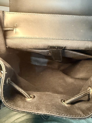 Gucci large monogram print backpack for notebook