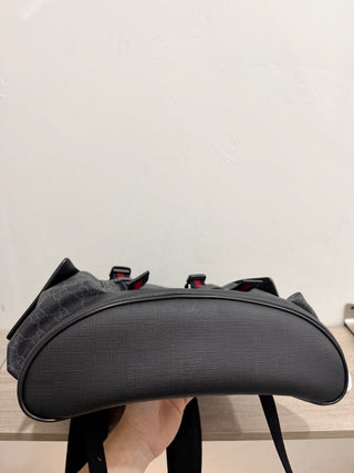 Gucci large monogram print backpack for notebook