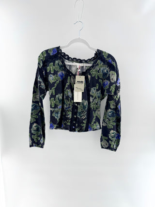 LoveShackFancy nayeem bustier top floral, 4