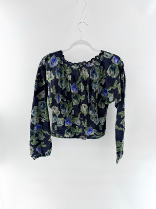 LoveShackFancy nayeem bustier top floral, 4