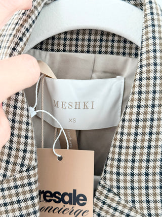 Meshki mila blazer and radley shorts plaid, XS