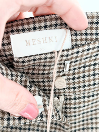 Meshki mila blazer and radley shorts plaid, XS