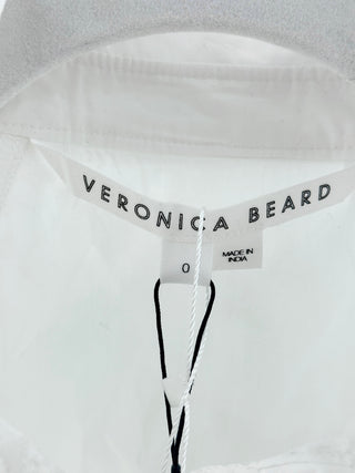 Veronica Beard lilah embroidered eyelet top, 0