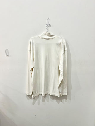 Gucci turtleneck embroidered logo top, M