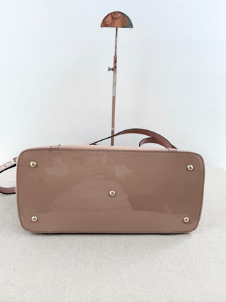 Gucci microguccissima patent large satchel bag