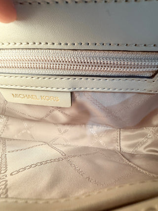 NWT Michael Michael Kors Mila Medium Metallic Leather Messenger Crossbody Bag