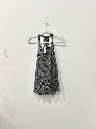 Ella Moss paisley silk tank top, S