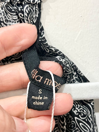 Ella Moss paisley silk tank top, S