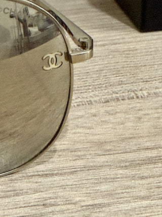 Chanel chanel 4189 aviator metal sunglasses