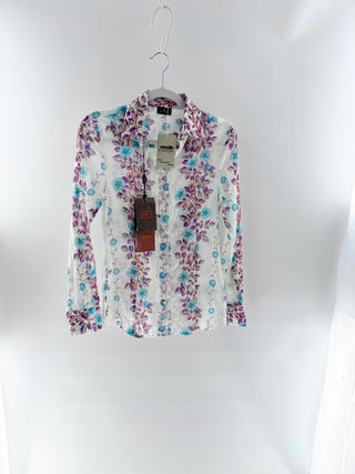 Etro floral button down blouse, IT 36 / 0 US