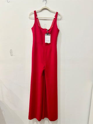 Galvan London red jumpsuit, 8