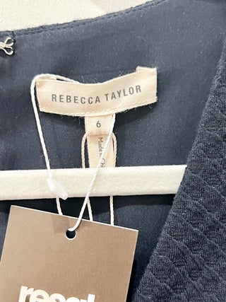 Rebecca Taylor Navy blue sleeveless mini dress, 6