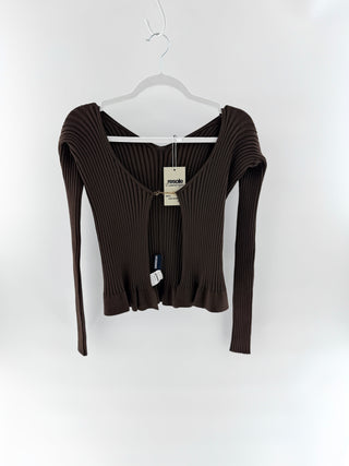 Jacquemus ribbed top, 38 FR / US 6