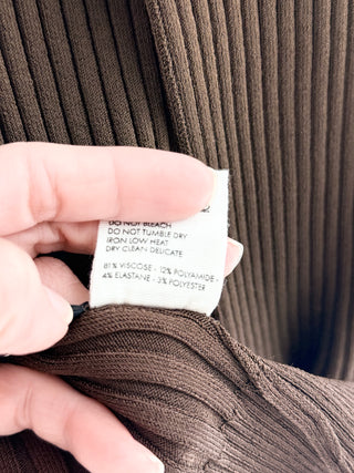 Jacquemus ribbed top, 38 FR / US 6
