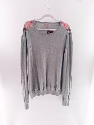 Burberry Brit Crew Neck Lightweight Sweater, XXL