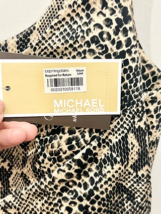 Michael Kors animal print mini dress, 4