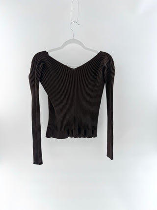 Jacquemus ribbed top, 38 FR / US 6