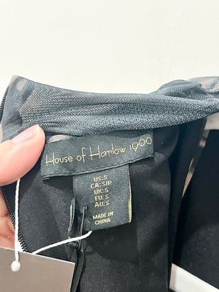 House Of Harlow mesh pattern sleeveless maxi dress, S