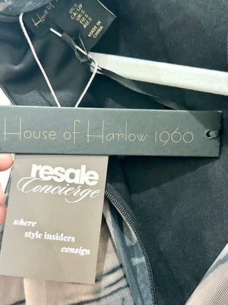 House Of Harlow mesh pattern sleeveless maxi dress, S