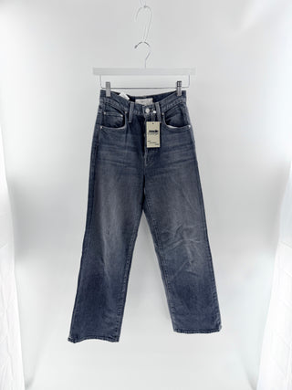 Mother Straight-Leg Multi-Buttoned Jeans, 25