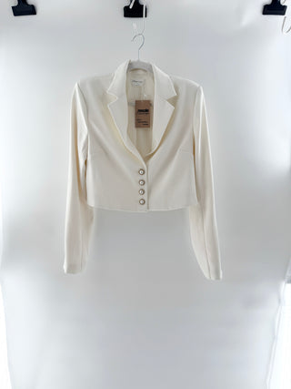 Lovers and Friends crop blazer with pearl butons, S
