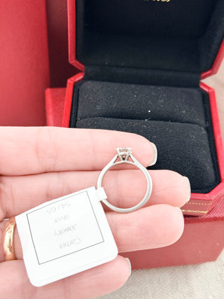 Cartier 0.9 carat diamond platinum ring, 54 / 6.5