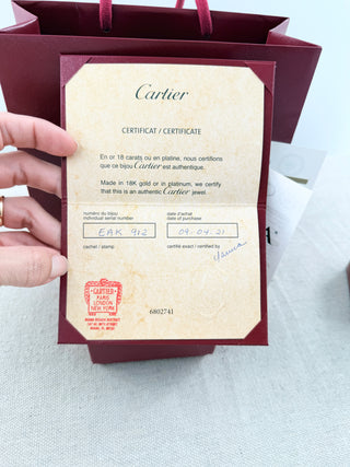 Cartier 0.9 carat diamond platinum ring, 54 / 6.5
