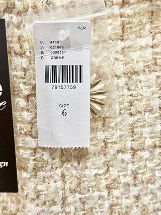 Eva Franco strapless tweed mini dress, 6