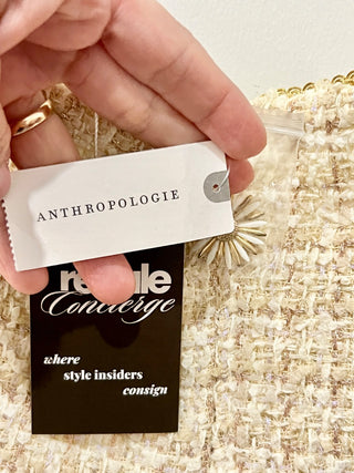 Eva Franco strapless tweed mini dress, 6