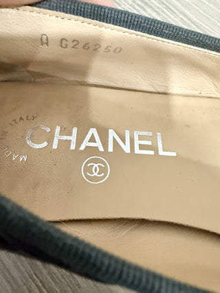 CHANEL quilted leather ballet flats, 36.5