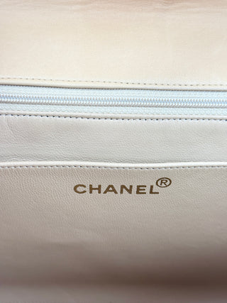 Chanel quilted leather single flap jump bag, jumbo