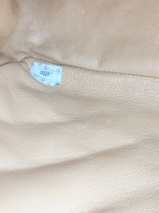 Chanel quilted leather single flap jump bag, jumbo