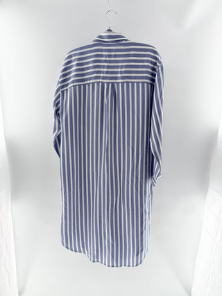 Rails striped shirt midi dress, L