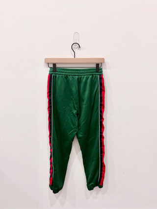 Gucci Jersey Side Stripe Tapered Leg High Rise Jogger Pants Women's Size XS