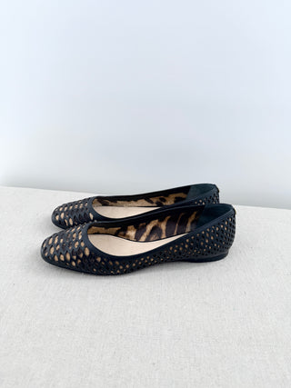 Roberto Cavalli leather flat shoes, 40