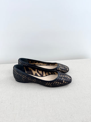 Roberto Cavalli leather flat shoes, 40