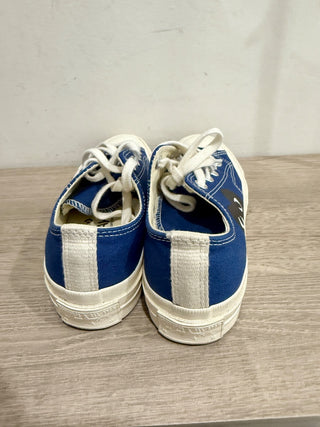 NWOT Converse x Comme Des Garçon Chuck 70 OX "CDG Play" Sneakers Blue White 3