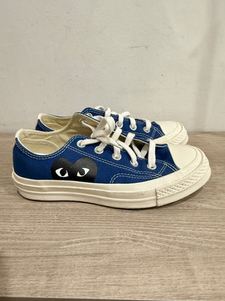 NWOT Converse x Comme Des Garçon Chuck 70 OX "CDG Play" Sneakers Blue White 3