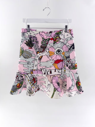 Mary Katrantzou Mars Ruffle Mini Skirt, 10