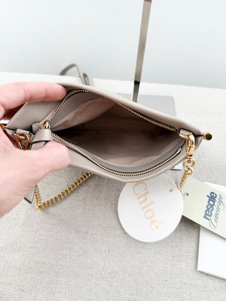 Chloe roy mini leather chain strap bag pouch