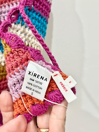 Xirena crochet scarf top, S