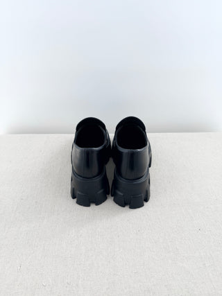 Prada monolith chucky sole loafers leather, 37