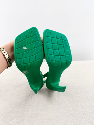 Bottega Veneta jimbo slingback sandals rubber, 37