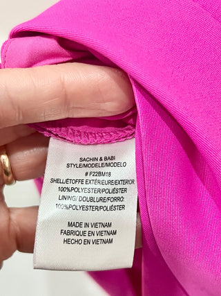 Sachin & Babi bow asymmetrical mini dress, 6