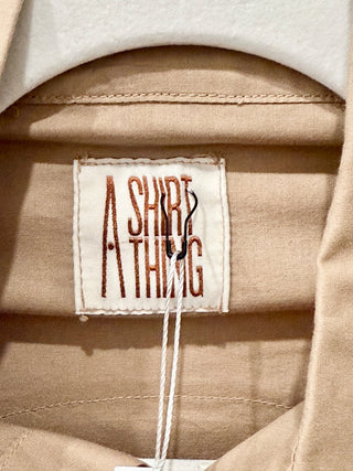 A Shirt A Thing Tan Western-Style Shirt, S
